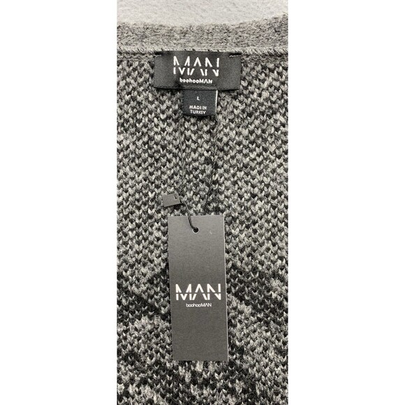 Boohoo Gray and Black Limited Edition Cardigan - Picture 8 of 16